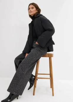 Wide-Leg-Jeans Mid Waist