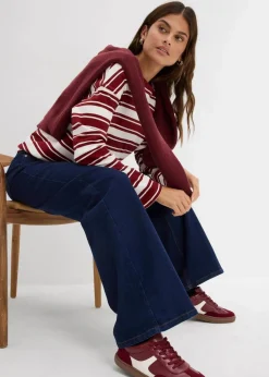 Wide-Leg-Jeans Mid Waist Bio- Baumwolle