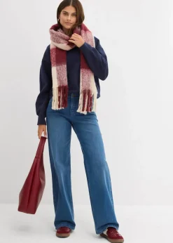 Wide-Leg-Jeans Mid Waist Bio- Baumwolle