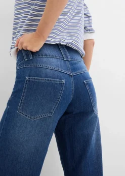 Wide-Leg-Jeans Mid Waist, Super Soft
