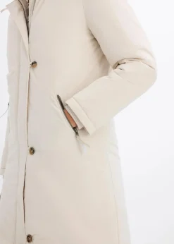 Wintermantel mit Teddyfell in der Kapuze