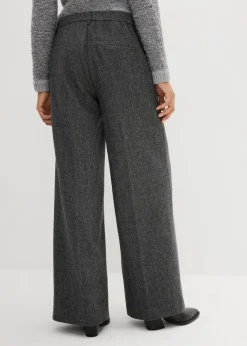 Wollhose mit Fischgratmuster