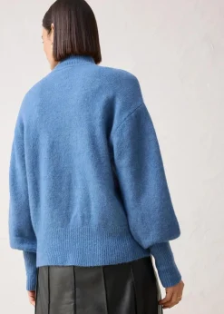 Wollpullover mit Alpakawolle