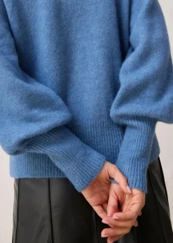 Wollpullover mit Alpakawolle