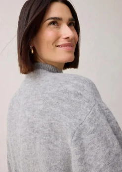 Wollpullover mit Alpakawolle